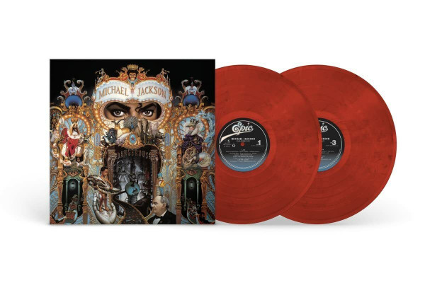 Michael Jackson – Dangerous (2 x Vinyl, LP, Album, Limited Edition, Red & Black Swirl)