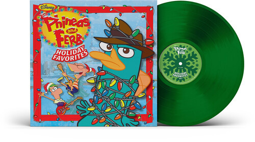 Various – Phineas And Ferb: Holiday Favorites (Vinyl, LP, Compilation, Holiday Green)