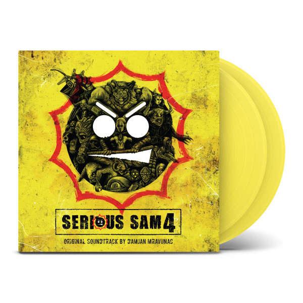 Damjan Mravunac – Serious Sam 4: Original Soundtrack (2 x Vinyl, LP, Album, Deluxe Edition, Yellow Translucent)