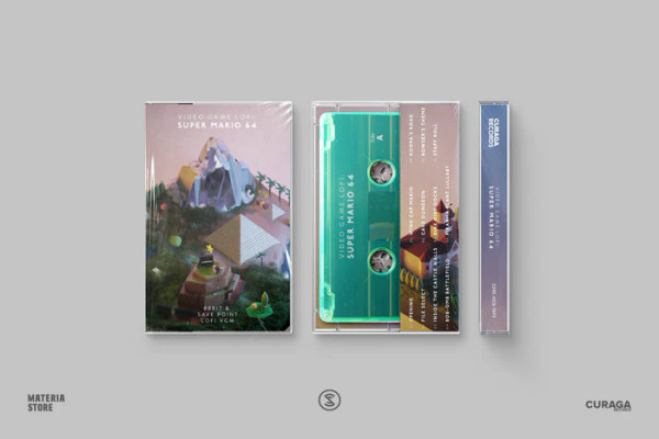 88bit & Save Point – Video Game LoFi: Super Mario 64 (Cassette, Album, Clear Green)