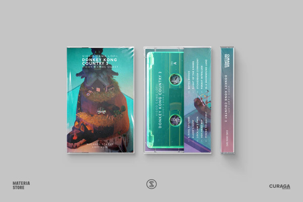 Michael Staple – Video Game LoFi: Donkey Kong Country 2 Diddy's Kong Quest (Cassette, Album, Clear Green)