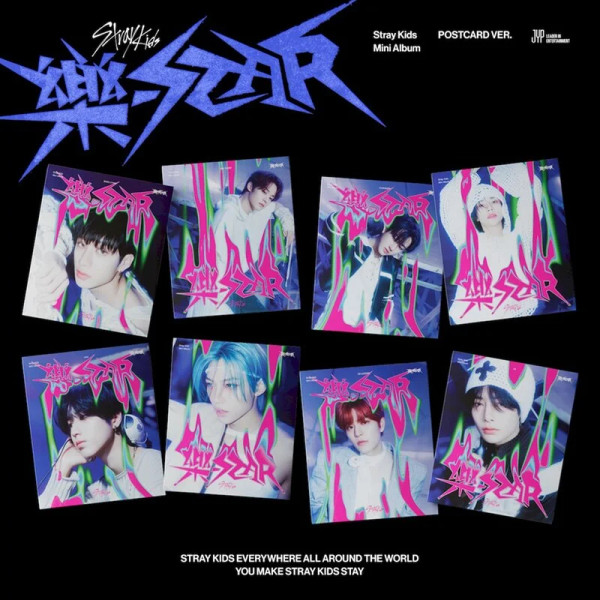 Stray Kids – ROCK-STAR (CD, Mini-Album, Postcard Version, Random Cover)