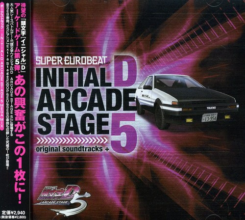 Various – Super Eurobeat Presents Initial D Arcade Stage 5: Original Soundtracks + (2 x CD, Compilation)