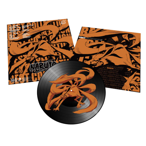 Various – Naruto Best Collection (Vinyl, LP, Compilation, Limited "Kyubi" Edition, Picture Disc)