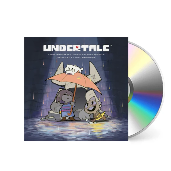 Yoko Shimomura – Undertale Piano Arrangement Album: Echoes Beneath (CD, Album, Slipcase)