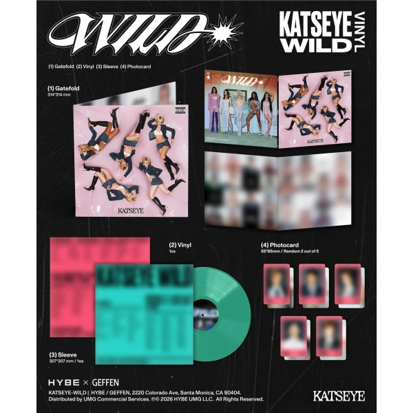 Katseye – WILD (Vinyl, 12" EP, Precious Jade Green)