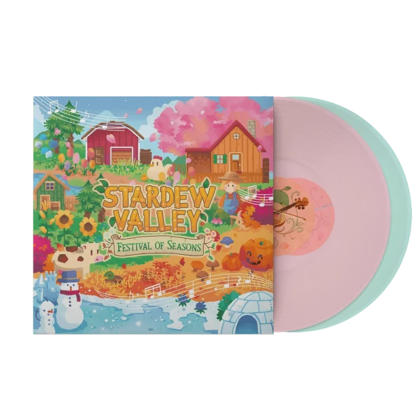 ConcernedApe – Stardew Valley: Festival Of Seasons (2 x Vinyl, LP, Album, Pink & Blue Translucent)