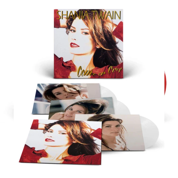 Shania Twain, Come On Over, 3LP, Vinyl, LP, Album, 25th Anniversary, Diamond, Deluxe, Edition, Clear