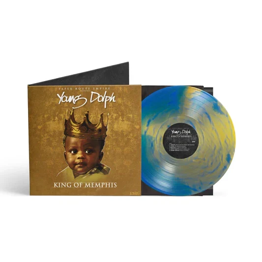 Young Dolph – King Of Memphis (Vinyl, LP, Album, 10 Year Anniversary, Royalty Blue & Gold)