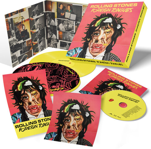 The Rolling Stones – Foreign Tongues (2 x Vinyl, LP, Album, Limited Edition, Yellow, 180g, Bonus Blu-Ray, Slipmat, Box Set)