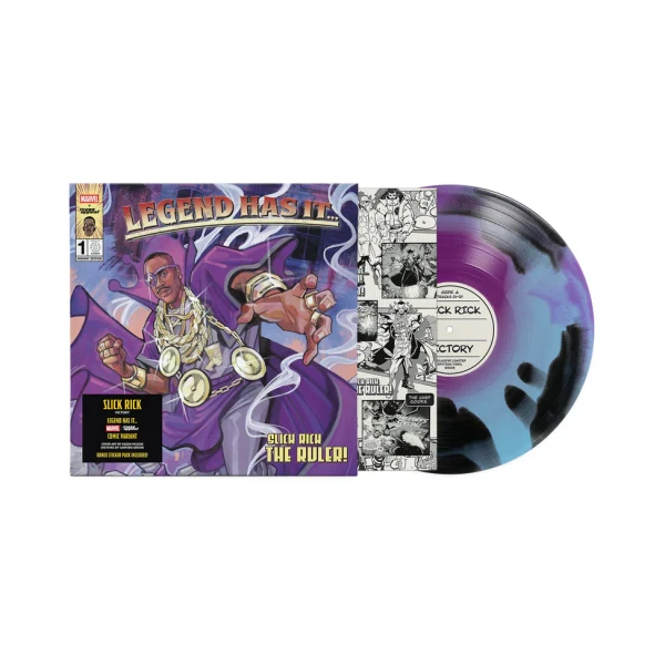 Slick Rick – Victory (Vinyl, LP, 45RPM, Album, Marvel Variant Edition, Black-Blue-Pink Swirl)