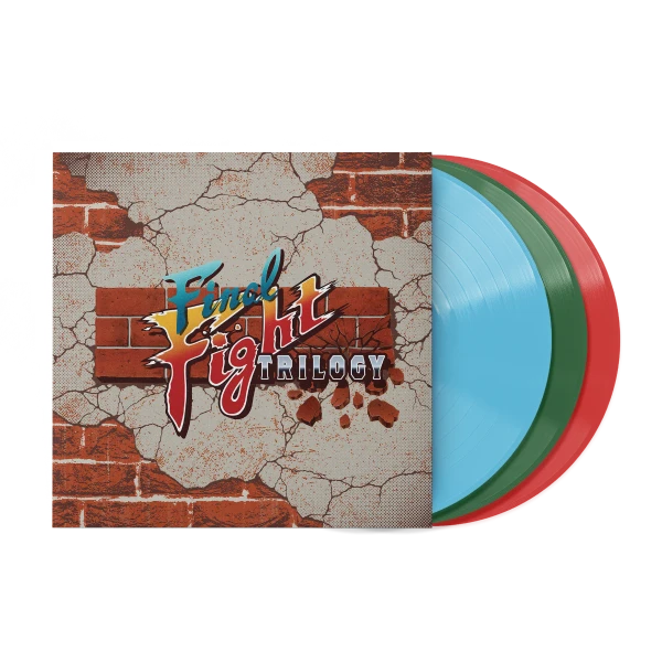 Capcom Sound Team – Final Fight Trilogy (3 x Vinyl, LP, Compilation, Blue/Green/Red, Box Set)