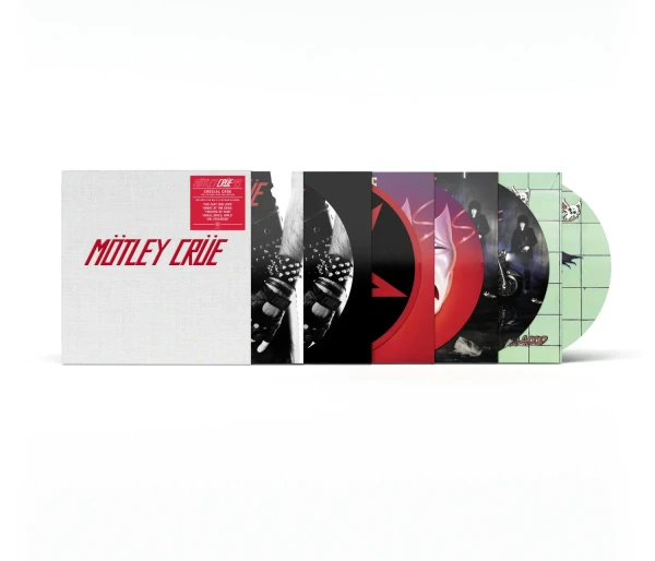 Mötley Crüe – Crücial Crüe: The Picture Disc Collection 1981–1989 (5 x Vinyl, LP, Album, Picture Disc, Box Set)