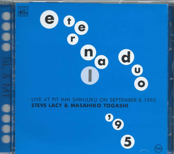 Steve Lacy And Masahiko Togashi, Eternal Duo '95,Used, CD, Album, Japan