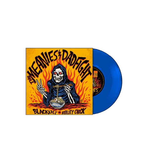 The Meanies / Dadfight – Blacklist / Reality Check (Vinyl, 7" Single, 45RPM, Limited Edition, Blue)