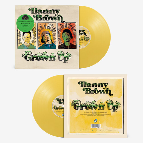 RSD2026 Danny Brown – Grown Up (Vinyl, 7" Single, Limited Edition, Yellow)