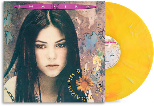 Shakira – Pies Descalzos (Vinyl, LP, Album, 30th Anniversary Yellow/Red Marble)