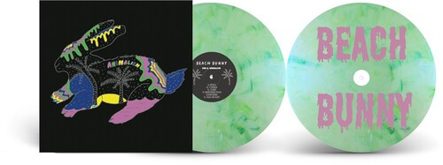 Beach Bunny, The Early Days, Animalism, Pool Party, Crybaby, Vinyl, 2xLP, Album, Poseidon Green Vinyl, Screen-printed D-side