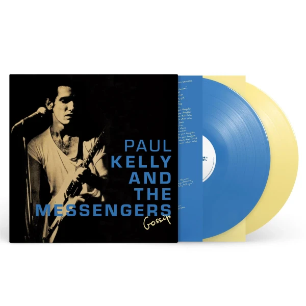 Paul Kelly & The Messengers – Gossip (2 x Vinyl, LP, Album, 40th Anniversary Edition, Blue & Yellow)