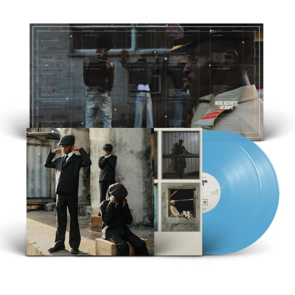 Ezra Collective – Here Because Of Hope (2 x Vinyl, LP, Album, Transparent Ocean Blue)