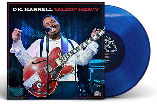 D.K. Harrell – Talkin' Heavy (Vinyl, LP, Album, Blue Clear)