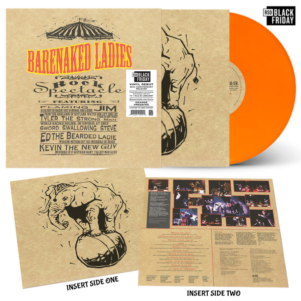 RSDBF2026 Barenaked Ladies – Rock Spectacle (Vinyl, LP, Album, Remastered, 30th Anniversary Edition, Orange)