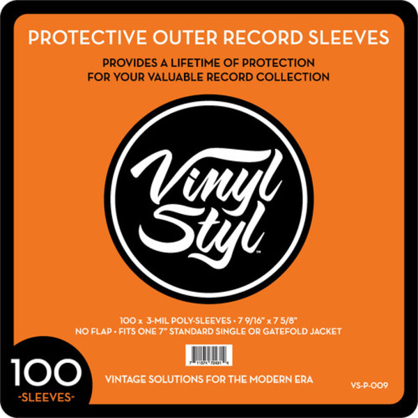 Accessories - Vinyl Styl 100 Poly Sleeves 7"