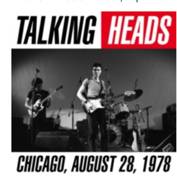 Talking Heads ‎– Chicago, August 28, 1978.    (Vinyl, LP, Unofficial Release, 180g)