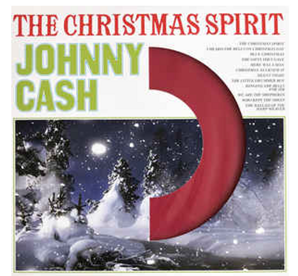 Johnny Cash ‎– The Christmas Spirit.   (Vinyl, LP, Album, Reissue, Red)