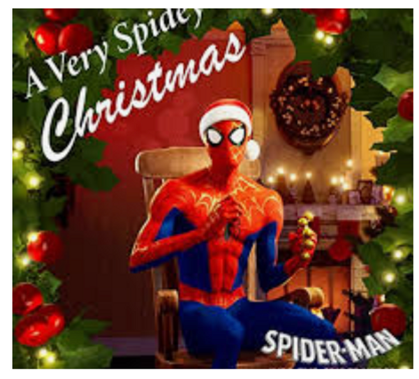 Various -  A Very Spidey Christmas     (Vinyl, 10", 45 RPM, Single Sided, Numbered, Picture Disc, White)