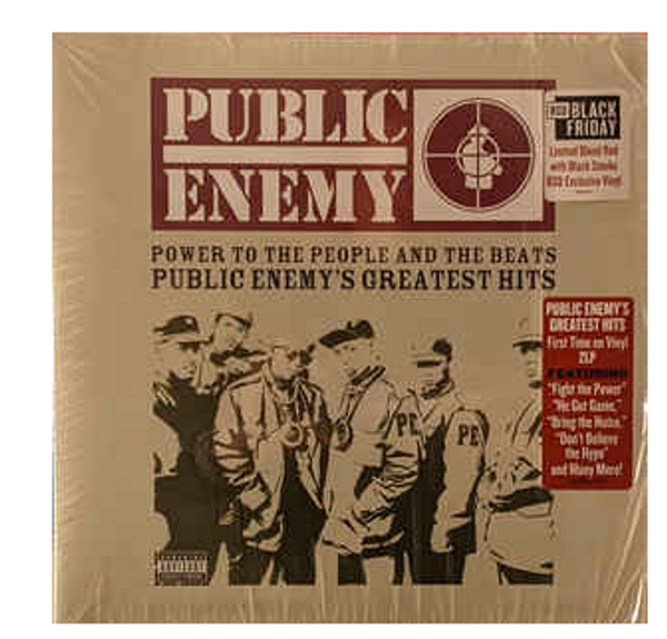 Public Enemy ‎– Power To The People And The Beats - Public Enemy's Greatest Hits.   (2 × Vinyl, LP, Compilation, Limited Edition, Blood Red w/ Black Smoke)