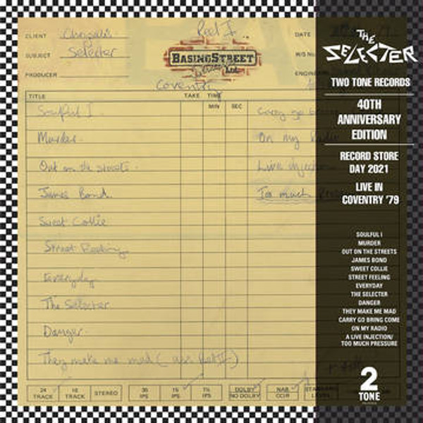 RSD2021 The Selecter - Live In Coventry '79 (Vinyl, LP, Album, Limited Edition, Clear)
