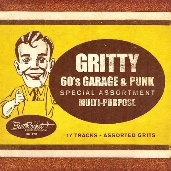 Various Artists - Gritty 60's Garage & Punk (Vinyl, LP, Compilation, Limited Edition, Gold)