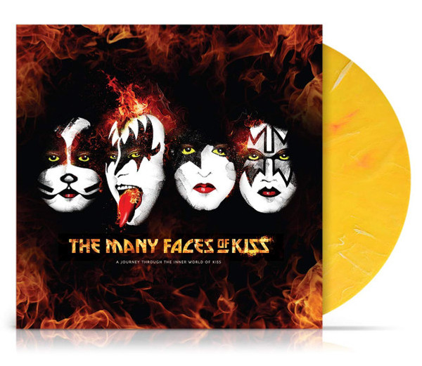 Various Artists - The Many Faces Of Kiss (2 x Vinyl, LP, Album, Limited Edition, Yellow/Orange Marbled, Gatefold, 180g)