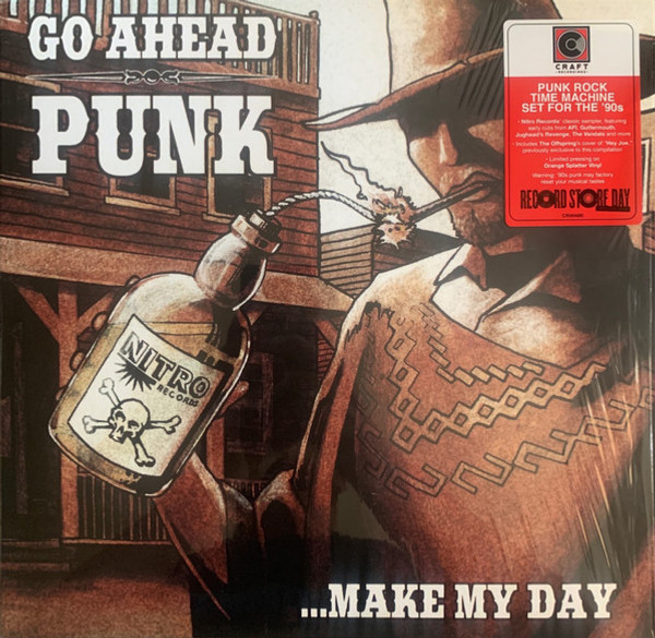 RSD2022 Various – Go Ahead Punk ... Make My Day (Vinyl, LP, Album, Compilation, Limited Edition, Orange Splatter)