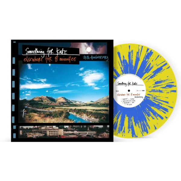 Something For Kate ‎– Elsewhere For 8 Minutes (Vinyl, LP, Album, 25th Anniversary, Yellow and Blue Splatter)