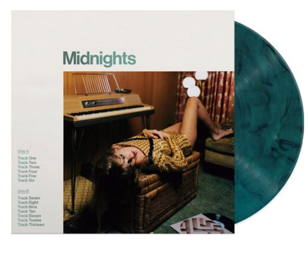 Taylor Swift – Midnights.   (Vinyl, LP, Album, Special Edition, Jade Green Marbled)
