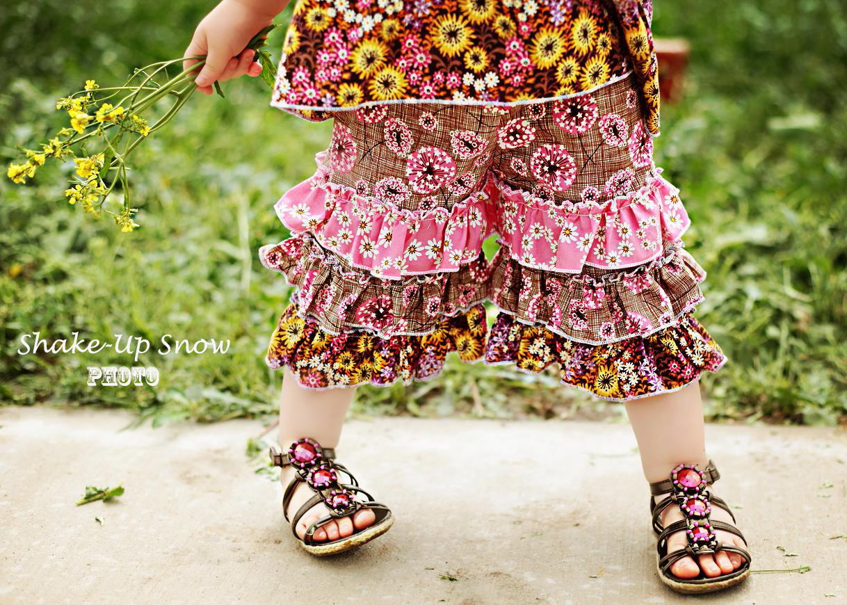 Hailey's Triple Ruffle Pants and Capris Sizes 6/12m to 8 Kids PDF