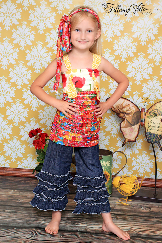 パンツ TYPESERVICE Mixed Pattern Ruffled Pants パンツ TYPESERVICE Mixed Pattern Ruffled Pants パンツ TYPESERVICE