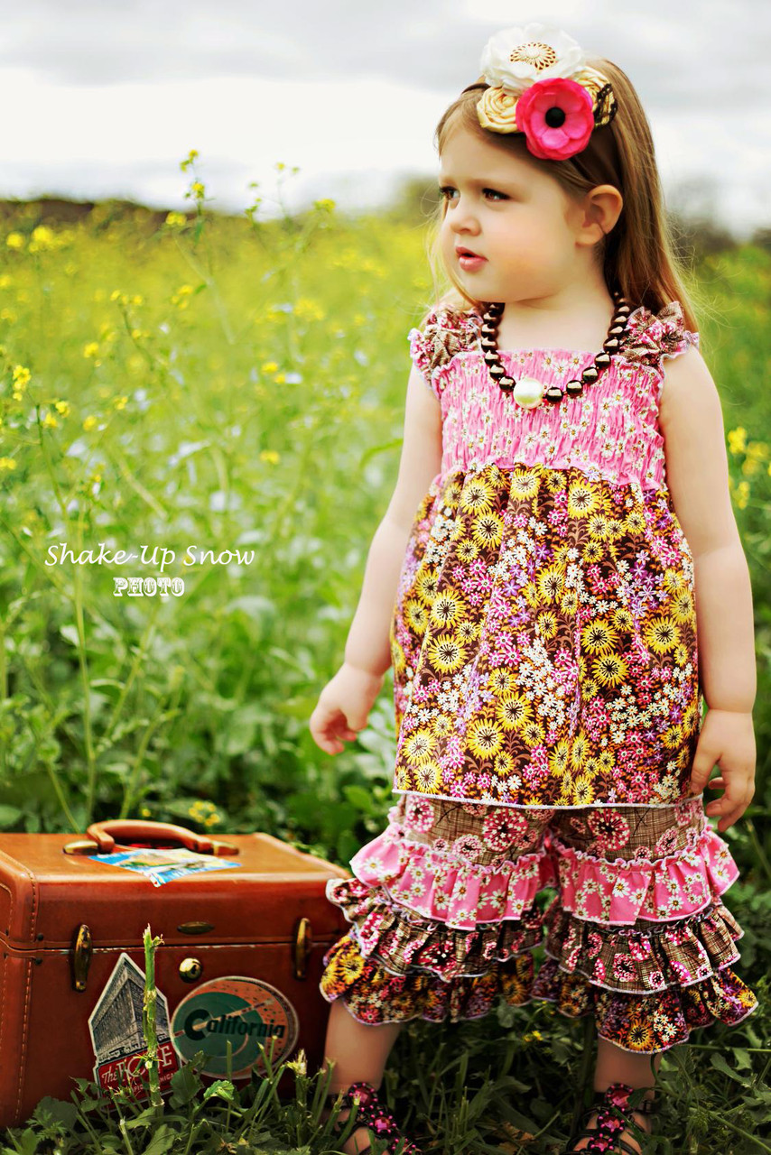 Hailey's Triple Ruffle Pants and Capris Sizes 6/12m to 8