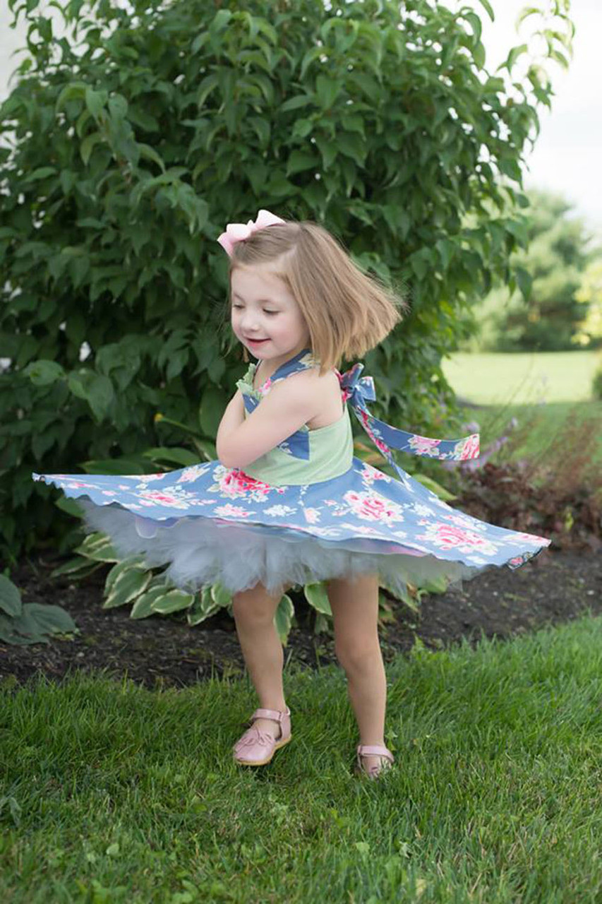 Lennon's Colorblock Dress Sizes 2T to 14 Kids PDF Pattern