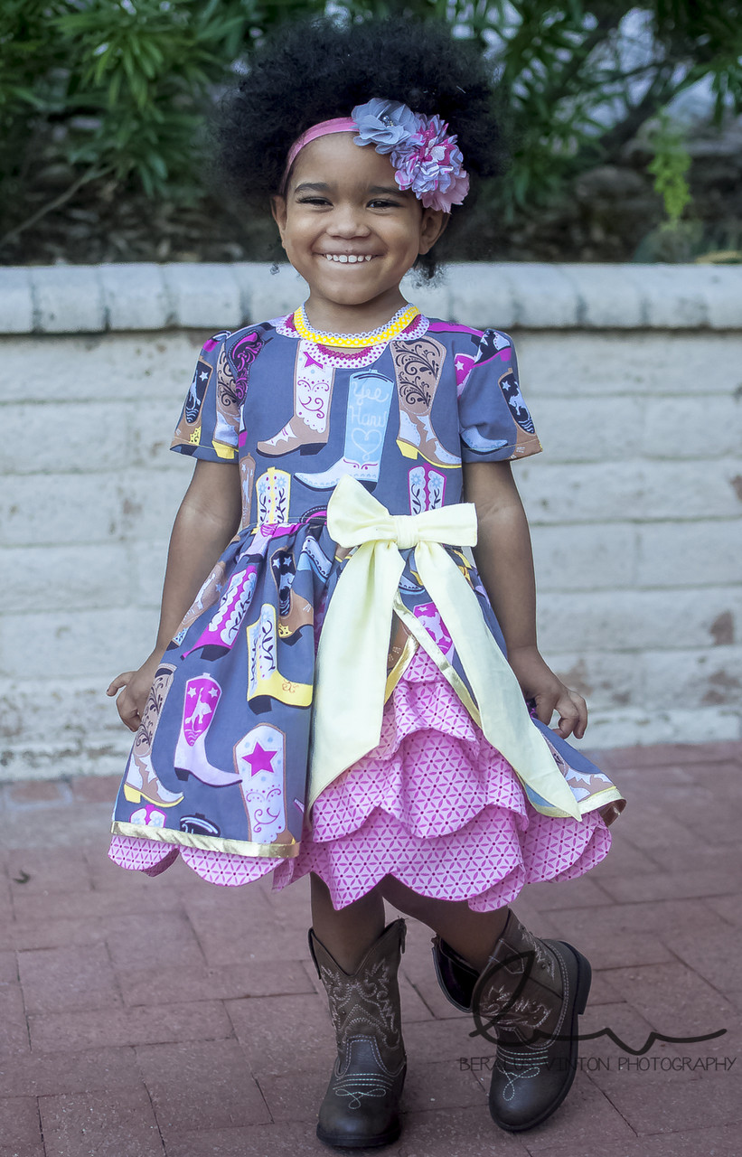 Ellie's Scalloped Party Dress PDF Pattern