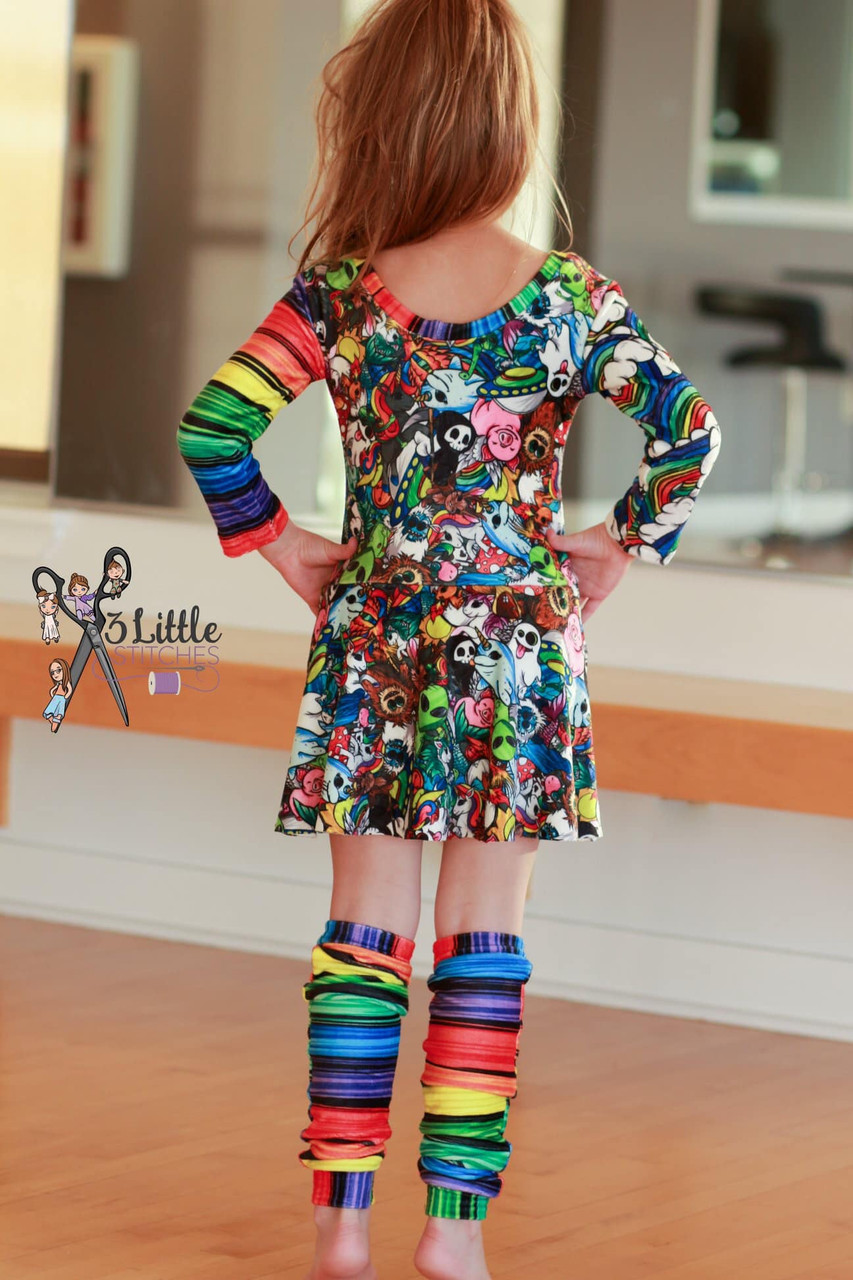 Lydia's Leg Warmers Sizes NB ti 14 Kids PDF Pattern