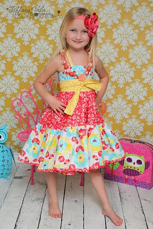 Suzie's Twirly Halter Top and Dress Sizes NB to 15/16 Kids and