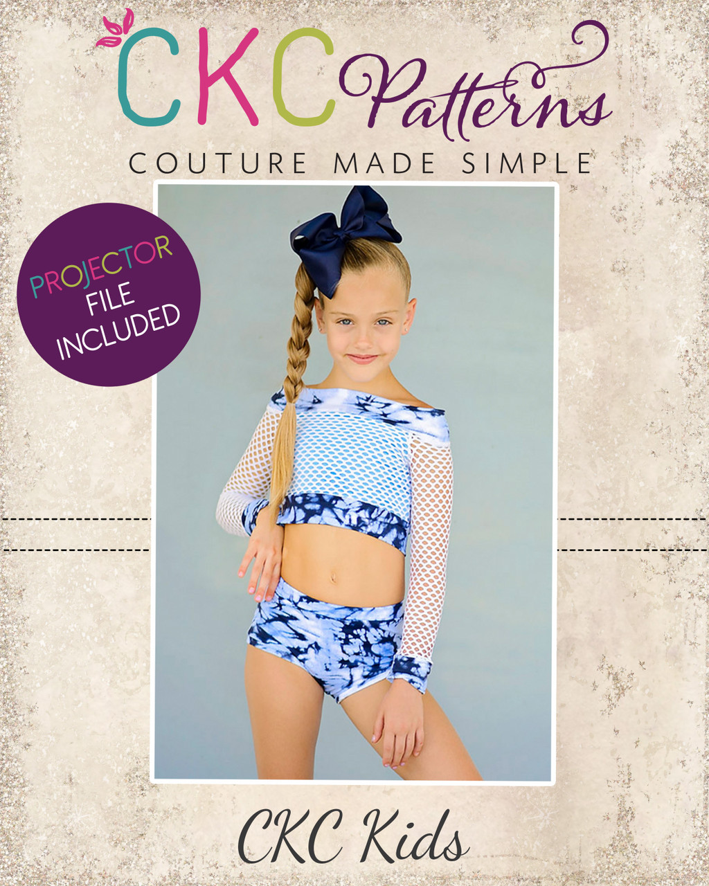 Romy's Radical Dancewear Sizes 2T to 14 Girls PDF Pattern
