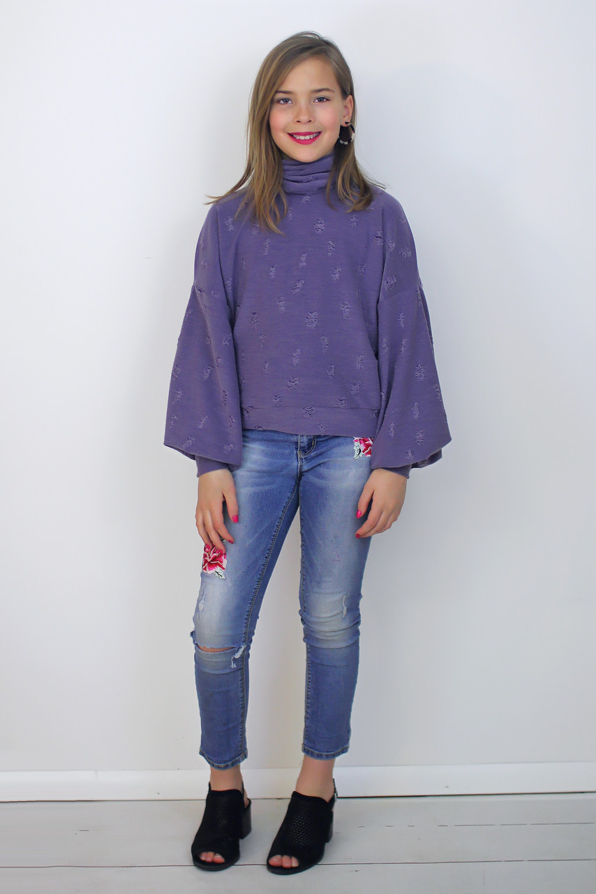 Jemima's Balloon Sleeve Top Sizes 2T to 14 Kids PDF Pattern