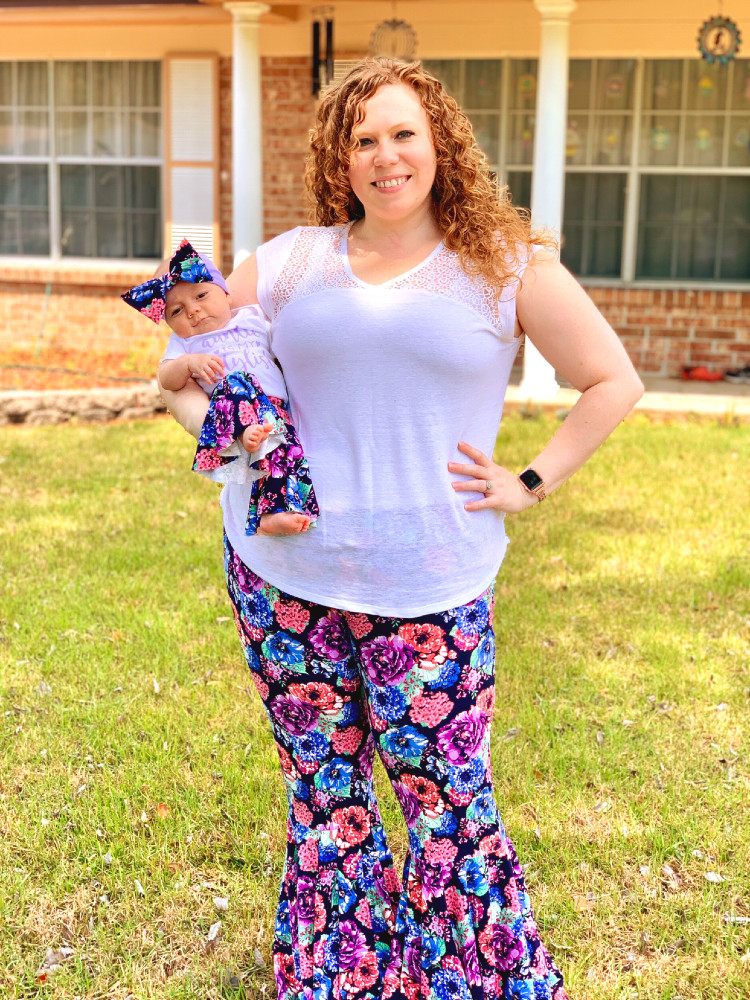 Persea's Bell Bottom Leggings Sizes XXS to 3X Adults PDF Pattern