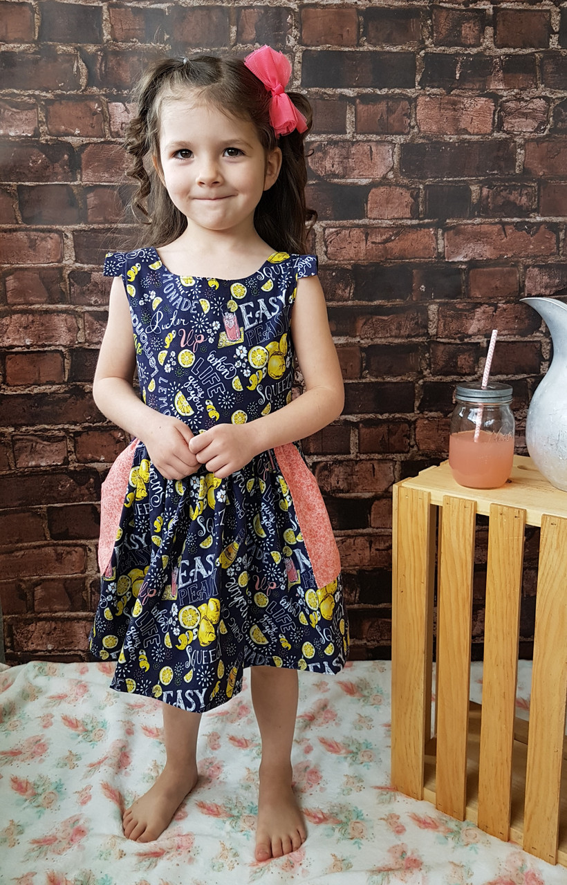 Paloma's Pocket Dress Sizes 2T to 14 Kids PDF Pattern