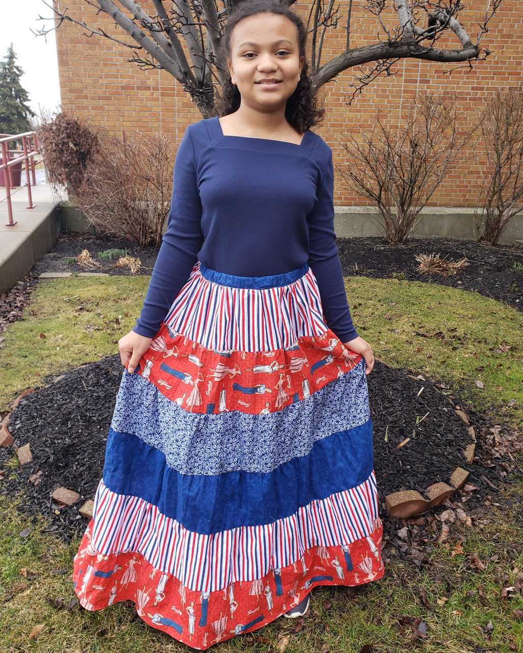 Prism Rainbow Skirt Sizes XXS to 4X Adults PDF Pattern