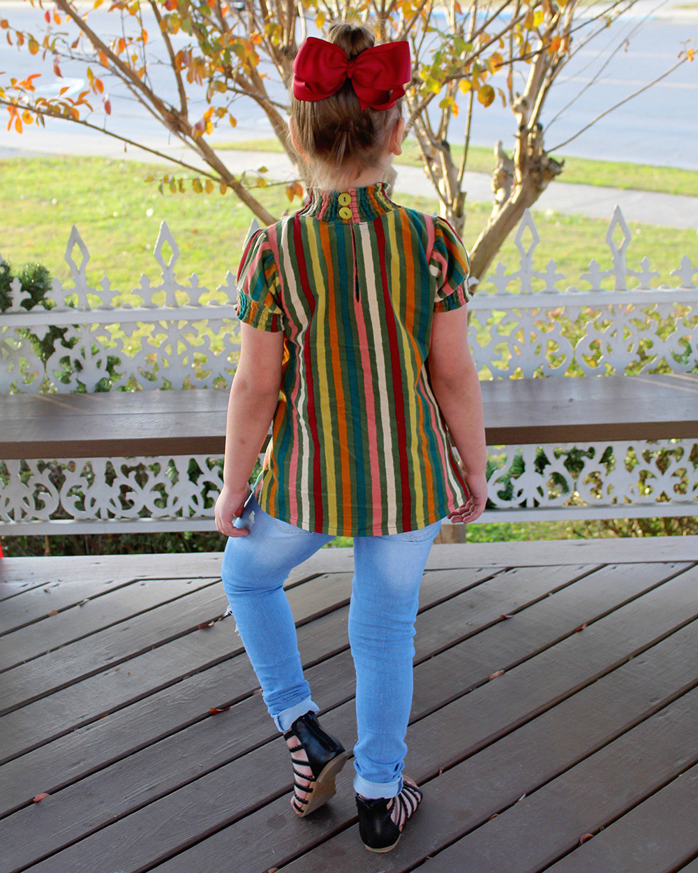 Griselda's Shirred High Neck Blouse Sizes 2T to 14 Kids PDF Pattern